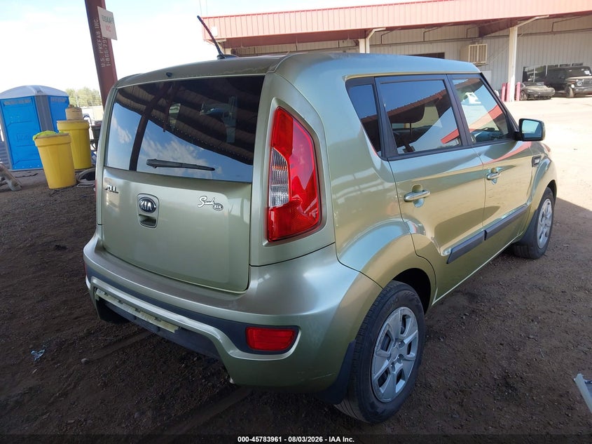 Vin: kndjt2a50d7534050, lot: 46282785, kia soul 20134
