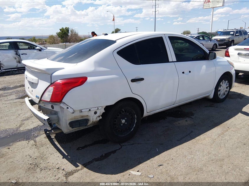 Vin: 3n1cn7ap6fl948453, lot: 46282787, nissan versa 1.6 s+ 20154