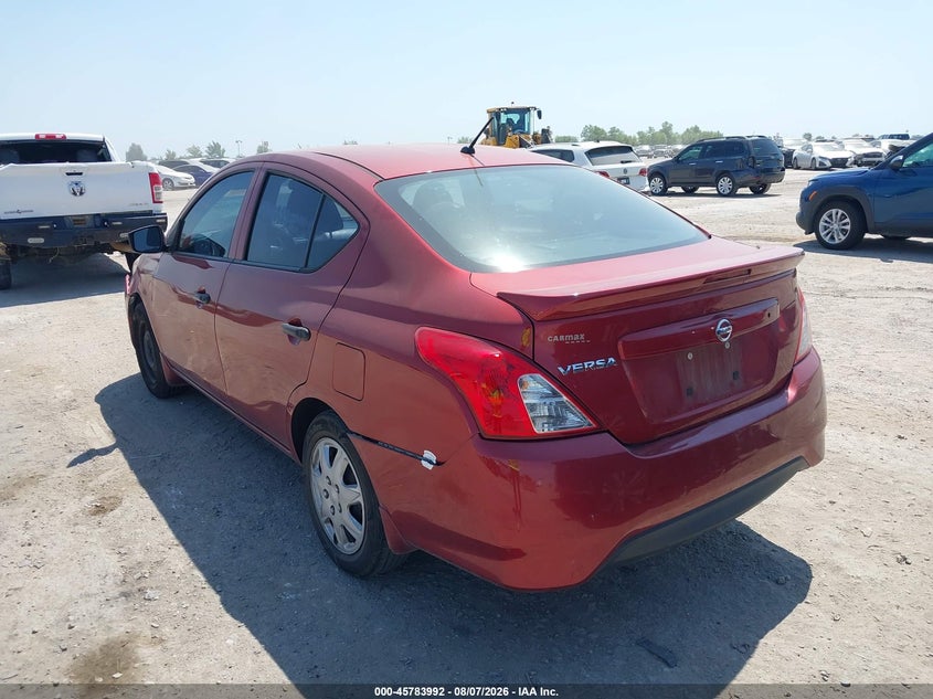 Vin: 3n1cn7ap6jl802434, lot: 46282817, nissan versa 1.6 s+ 20183