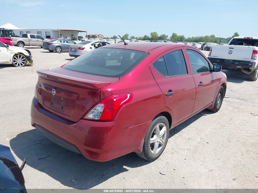 Vin: 3n1cn7ap6jl802434, lot: 46282817, nissan versa 1.6 s+ 20184