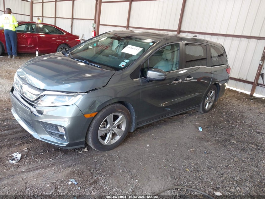 Vin: 5fnrl6h77lb001655, lot: 46282818, honda odyssey ex-l/ex-l w/navi   res 20202