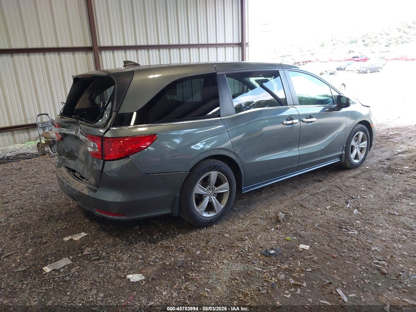 Vin: 5fnrl6h77lb001655, lot: 46282818, honda odyssey ex-l/ex-l w/navi   res 20204
