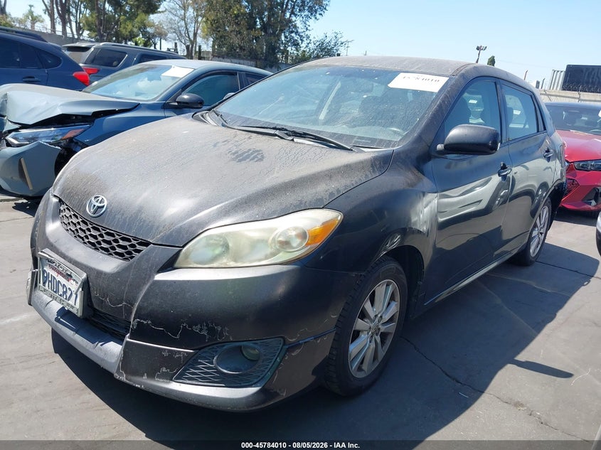 Vin: 2t1ku4ee1ac275456, lot: 46282834, toyota matrix 20102