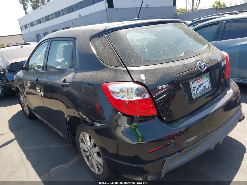 Vin: 2t1ku4ee1ac275456, lot: 46282834, toyota matrix 20103