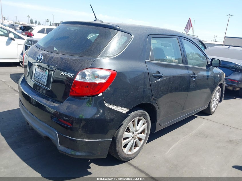 Vin: 2t1ku4ee1ac275456, lot: 46282834, toyota matrix 20104