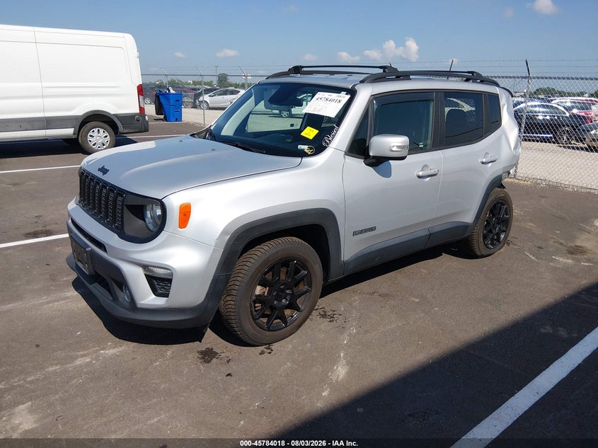 Vin: zacnjabb4kpk48916, lot: 46282842, jeep renegade altitude fwd 20192