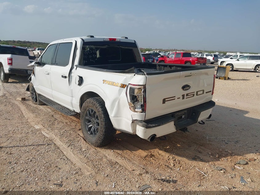 Vin: 1ftew1e81mfc88056, lot: 46282864, ford f-150 tremor 20213