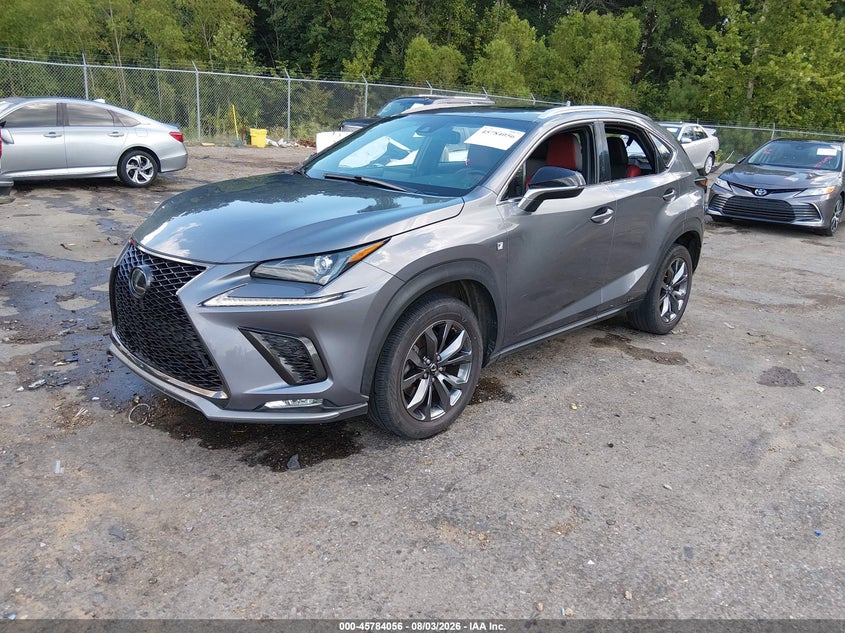 Vin: jtjyarbzxj2113778, lot: 46282880, lexus nx 300 f sport 20182