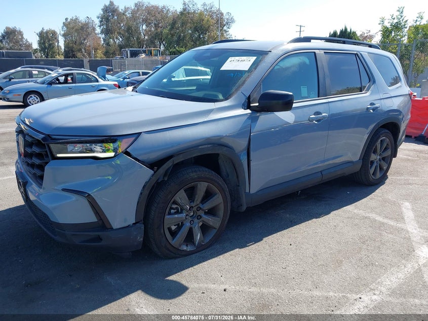 Vin: 5fnyg1h33sb003756, lot: 46282899, honda pilot sport 20252