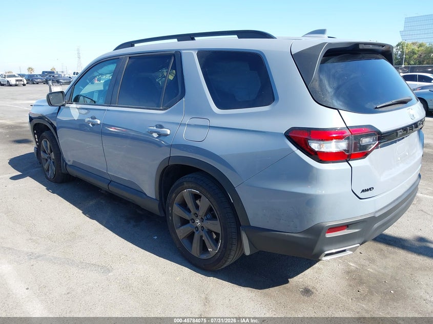 Vin: 5fnyg1h33sb003756, lot: 46282899, honda pilot sport 20253