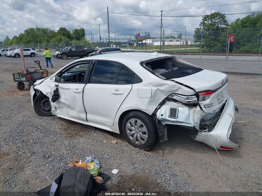 Vin: jtddprae1lj078555, lot: 46282963, toyota corolla l 20203
