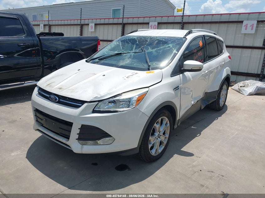 Vin: 1fmcu0j98fua77937, lot: 46282973, ford escape titanium 20152