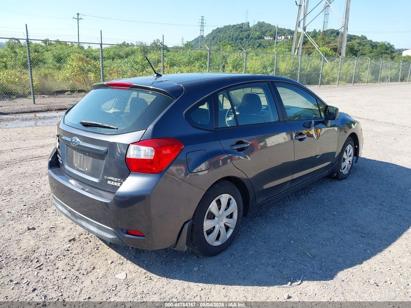 Vin: jf1gpaa67ch246459, lot: 46282991, subaru impreza 2.0i 20124