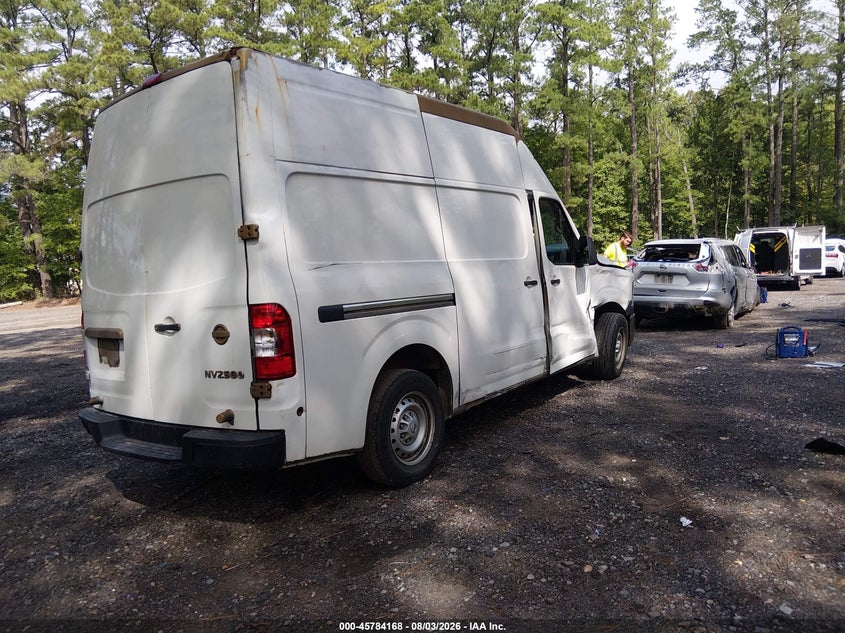 Vin: 1n6bf0ly5jn816812, lot: 46282992, nissan nv cargo nv2500 hd s v6 20184