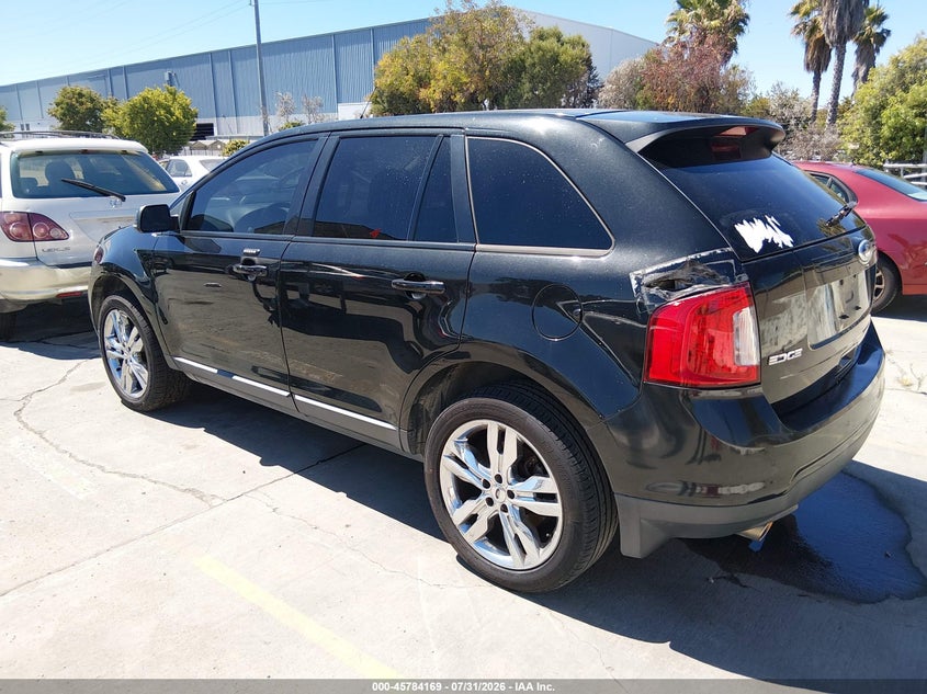 Vin: 2fmdk3jc0dba52296, lot: 46282993, ford edge sel 20133