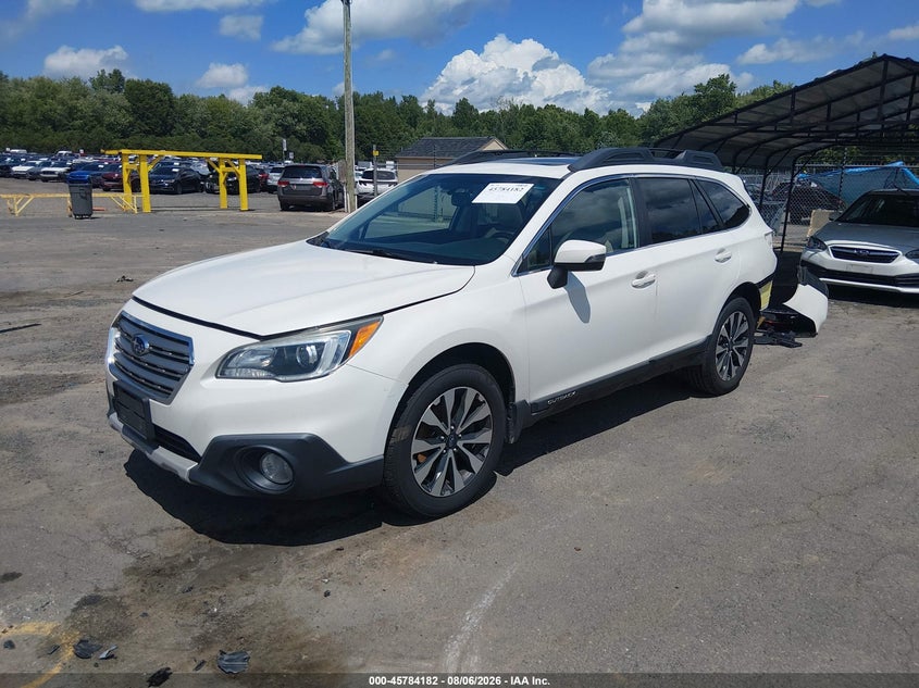 Vin: 4s4bsanc9f3268625, lot: 46283006, subaru outback 2.5i limited 20152