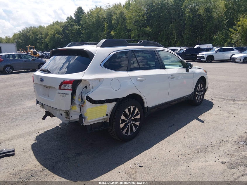 Vin: 4s4bsanc9f3268625, lot: 46283006, subaru outback 2.5i limited 20154