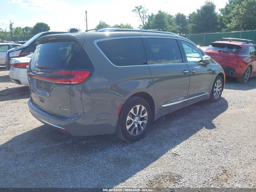 Vin: 2c4rc1n70rr186197, lot: 46283059, chrysler pacifica hybrid pinnacle 20244