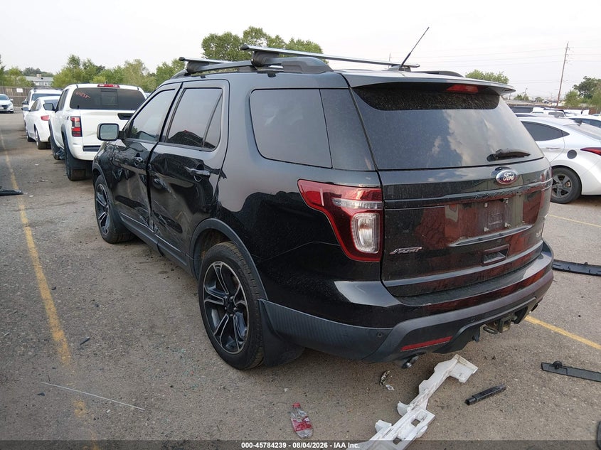 Vin: 1fm5k8gtxfgb02027, lot: 46283063, ford explorer sport 20153
