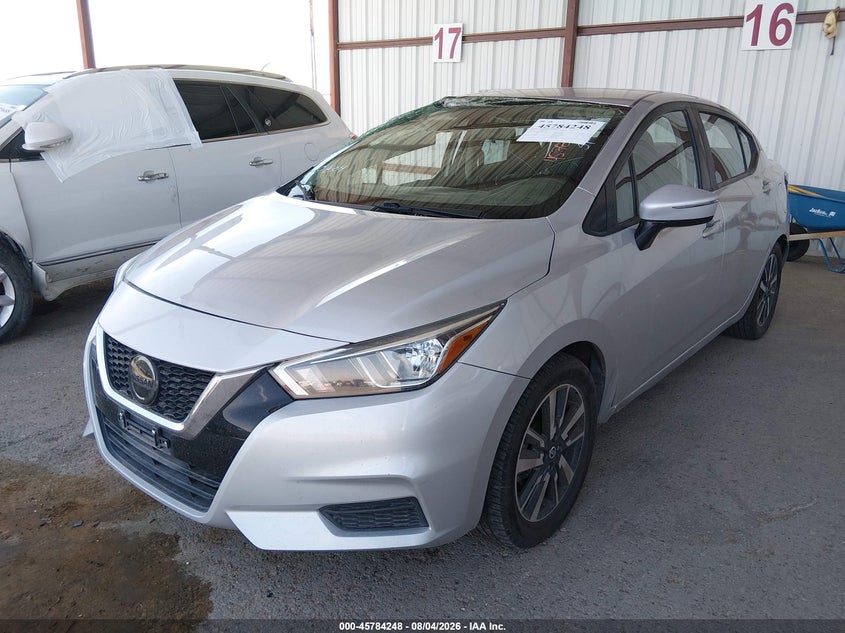 Vin: 3n1cn8ev0ml843774, lot: 46283072, nissan versa sv xtronic cvt 20212