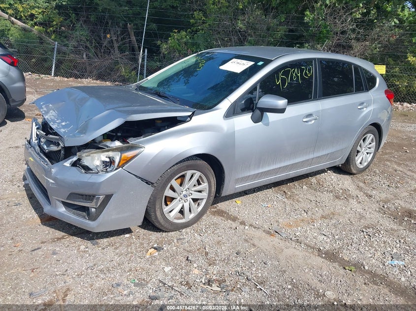 Vin: jf1gpab63g8323753, lot: 46283091, subaru impreza 2.0i premium 20162