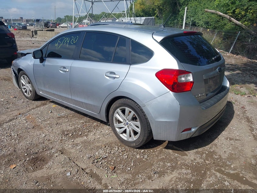 Vin: jf1gpab63g8323753, lot: 46283091, subaru impreza 2.0i premium 20163