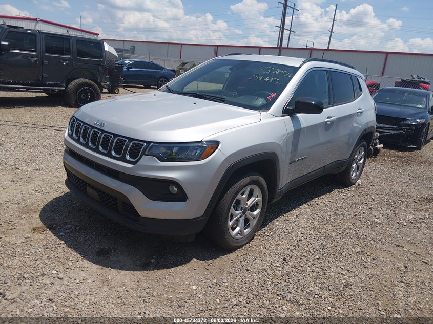Vin: 3c4njdbn2st571031, lot: 46283196, jeep compass latitude 4x4 20252