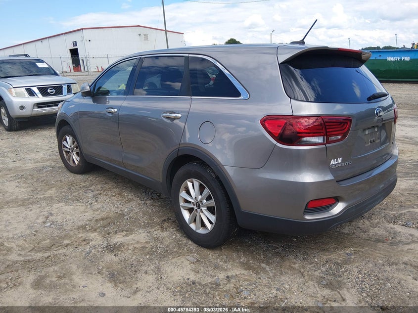 Vin: 5xypg4a55kg537570, lot: 46283217, kia sorento 3.3l lx 20193