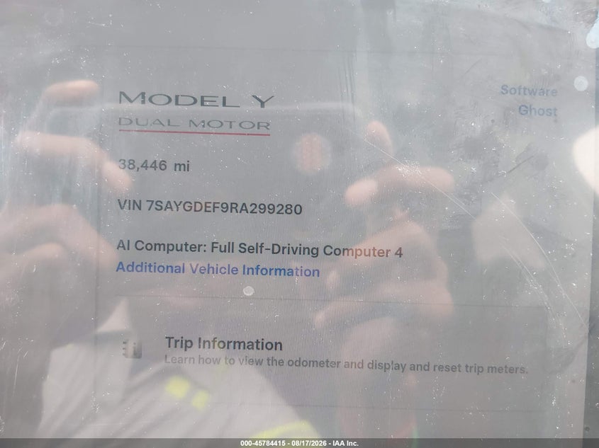 2024 TESLA MODEL Y SPORT UTILITY VEHICLE ELECTRIC