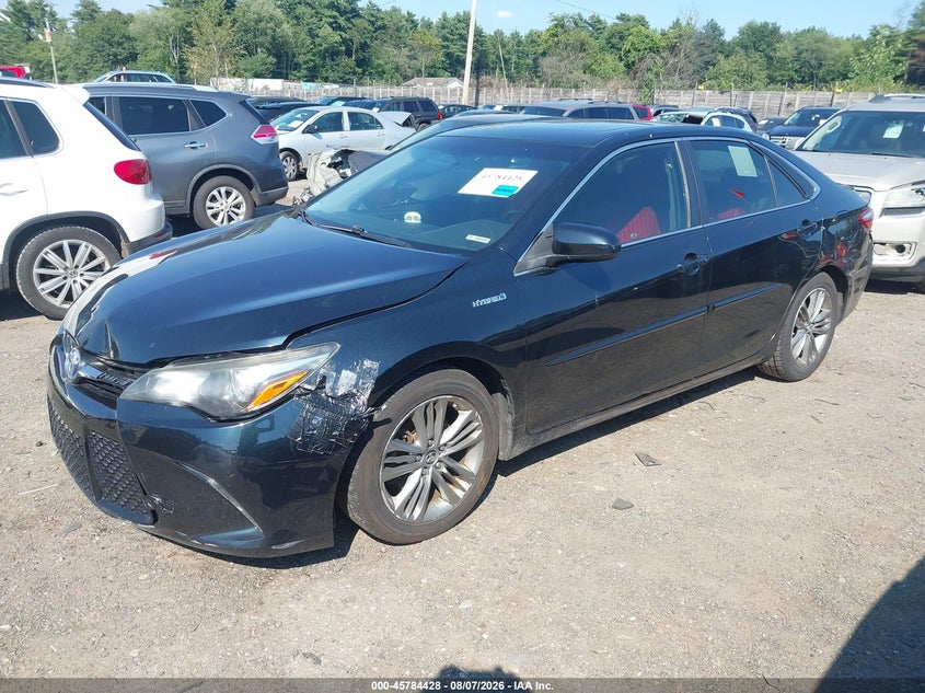 Vin: 4t1bd1fk9fu147670, lot: 46283252, toyota camry hybrid se 20152
