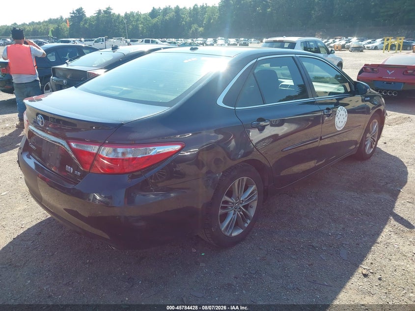 Vin: 4t1bd1fk9fu147670, lot: 46283252, toyota camry hybrid se 20154