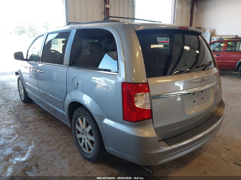 Vin: 2c4rc1bgxfr562890, lot: 46283258, chrysler town & country touring 20153
