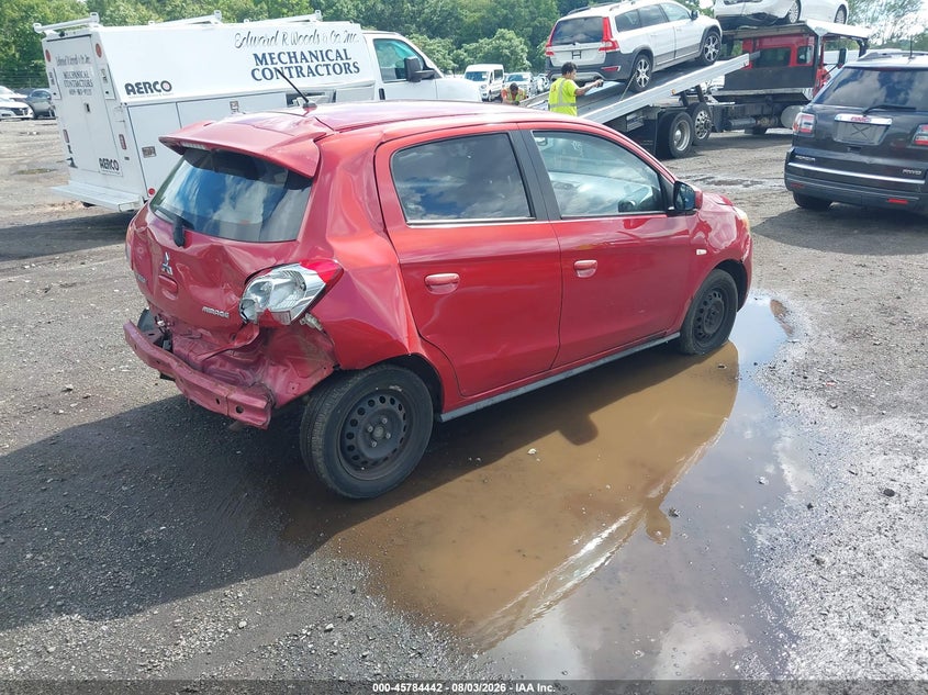 Vin: ml32a3hj8fh009191, lot: 46283266, mitsubishi mirage de 20154