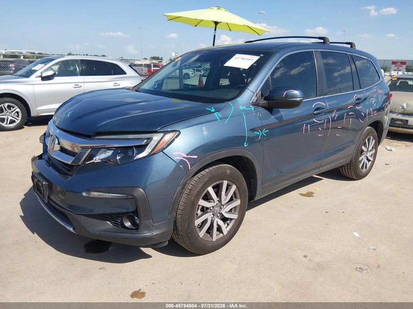 Vin: 5fnyf5h38lb018801, lot: 46283328, honda pilot 2wd ex 20202