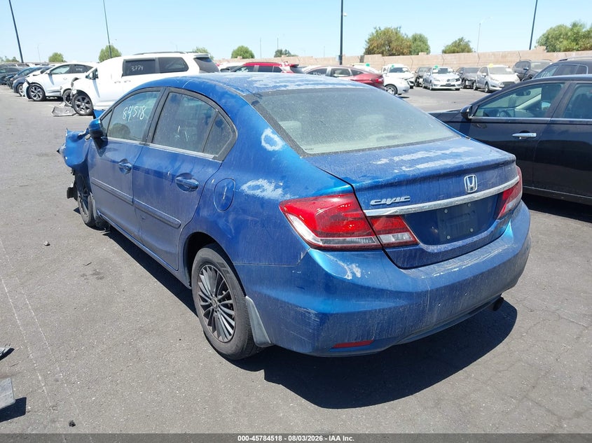 Vin: 19xfb2f52fe084342, lot: 46283342, honda civic lx 20153