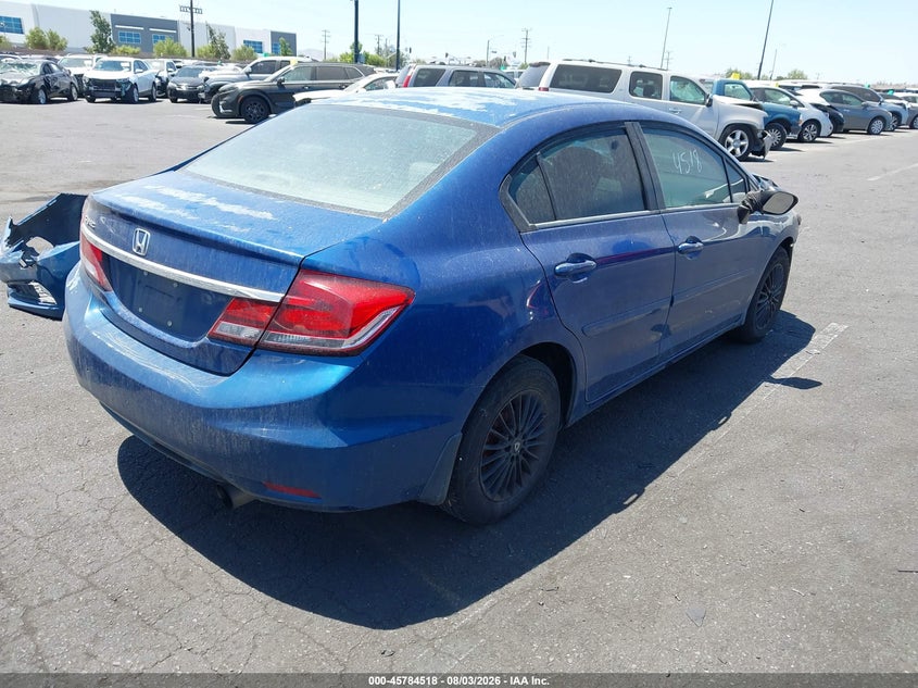 Vin: 19xfb2f52fe084342, lot: 46283342, honda civic lx 20154