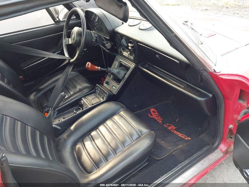 1987 ALFA ROMEO SPIDER CABRIO 2.0L I4 FI DOHC F
