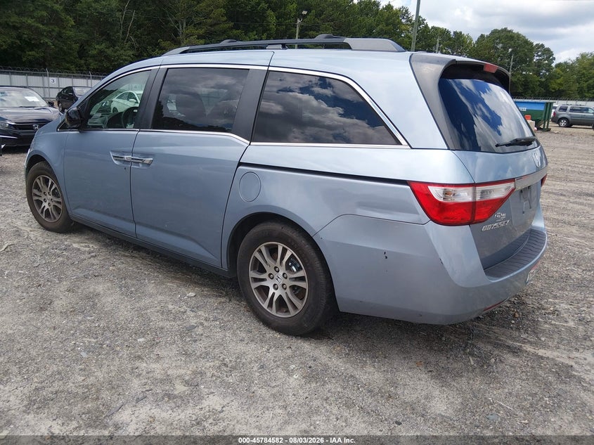 Vin: 5fnrl5h69cb140638, lot: 46283406, honda odyssey ex-l 20123