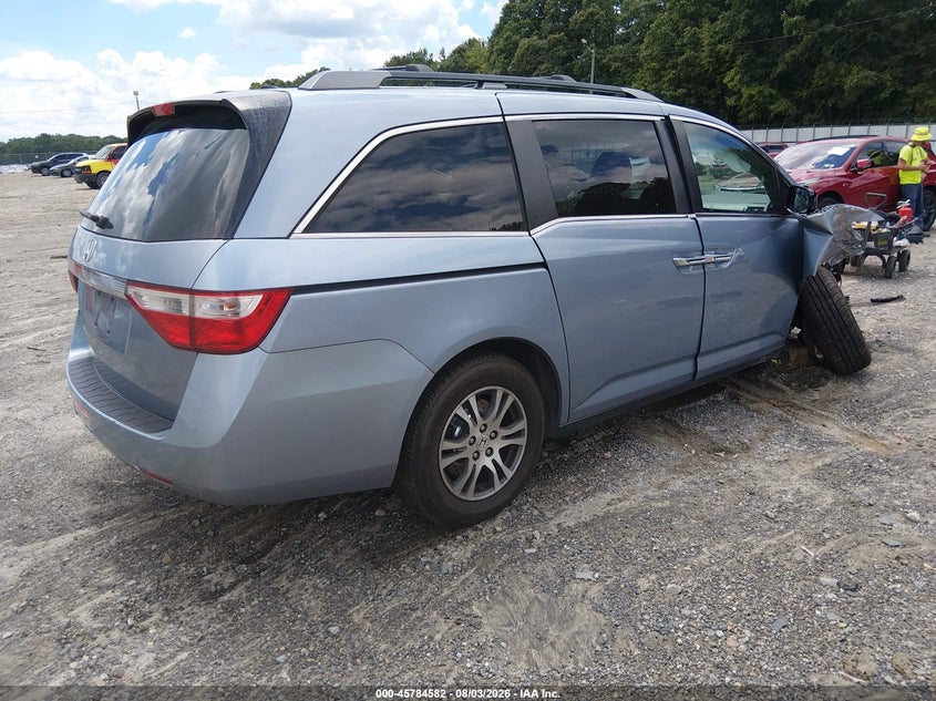 Vin: 5fnrl5h69cb140638, lot: 46283406, honda odyssey ex-l 20124