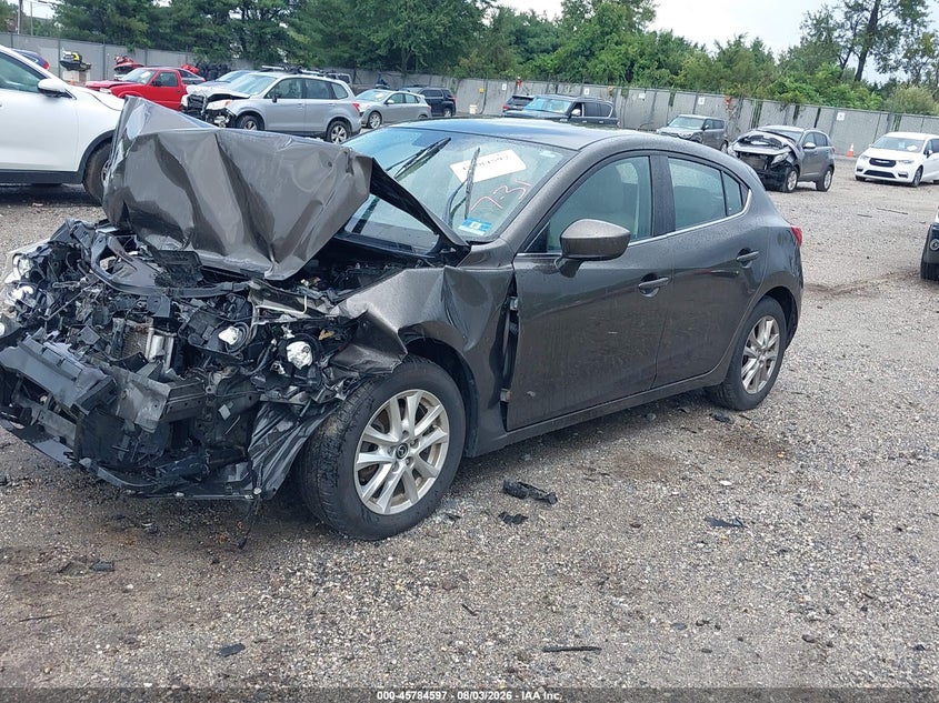 Vin: jm1bm1l70e1187544, lot: 46283420, mazda mazda3 i touring 20142