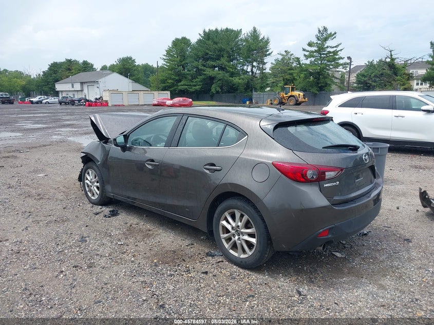 Vin: jm1bm1l70e1187544, lot: 46283420, mazda mazda3 i touring 20143