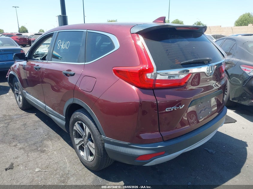 Vin: 2hkrw5h32jh405301, lot: 46283434, honda cr-v lx 20183