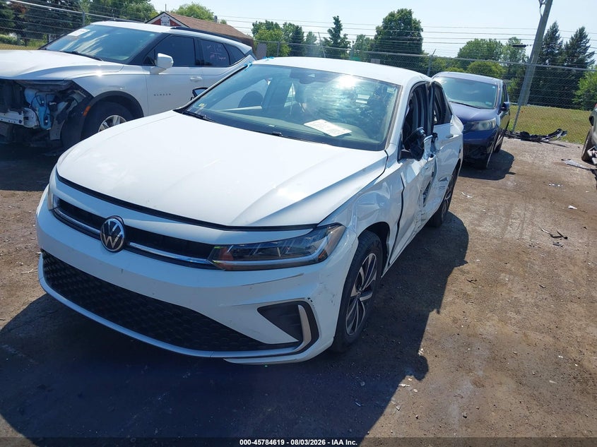 Vin: 3vw5x7bu8sm015384, lot: 46283443, volkswagen jetta 1.5t s 20252