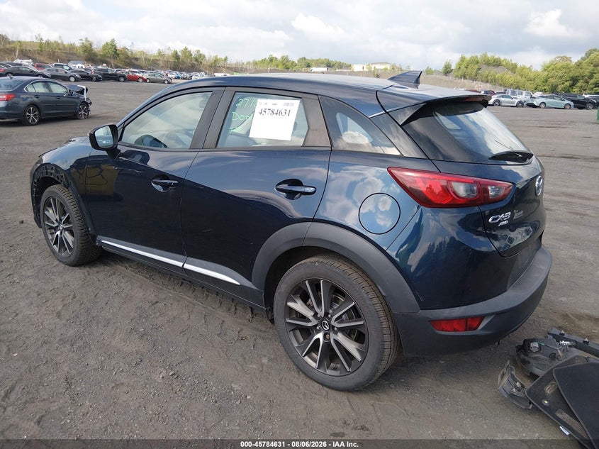 Vin: jm1dkfd71h0166657, lot: 46283455, mazda cx-3 grand touring 20173