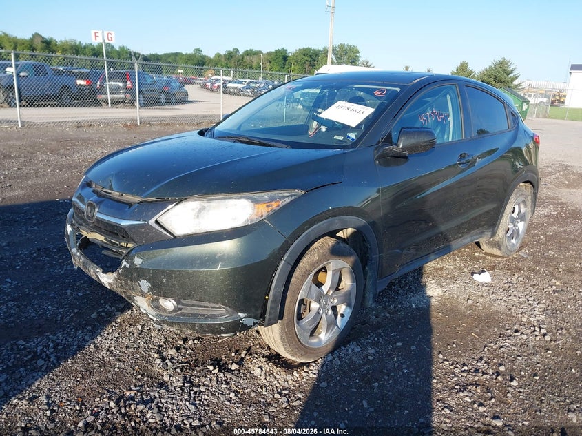 Vin: 3czru5h70hm705684, lot: 46283467, honda hr-v ex-l 20172