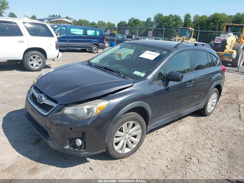 Vin: jf2gpabc2g8214864, lot: 46283509, subaru crosstrek 2.0i premium 20162