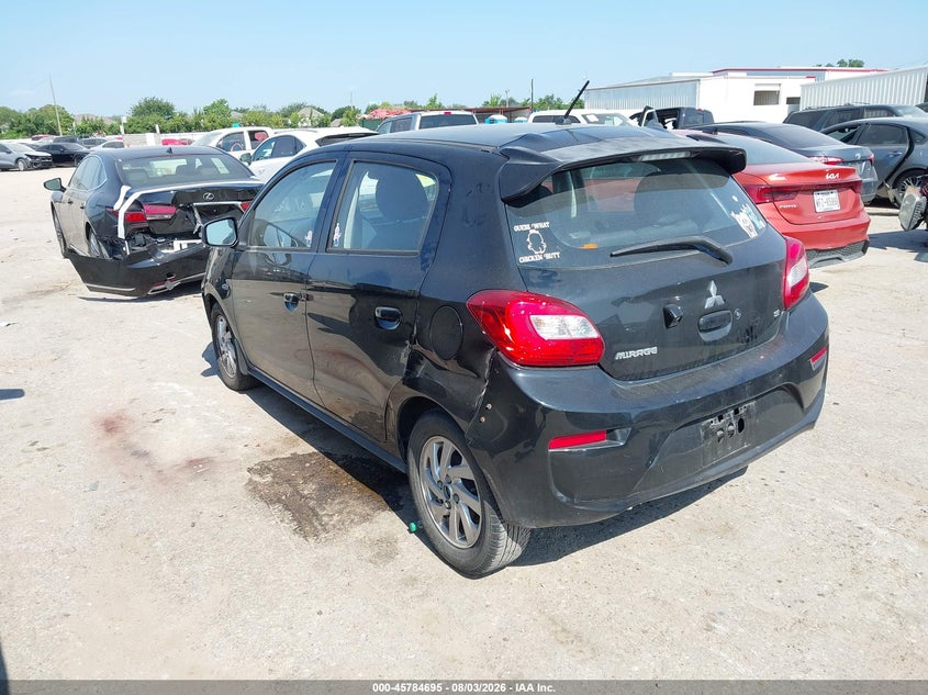 Vin: ml32a4hj3lh002439, lot: 46283520, mitsubishi mirage se 20203
