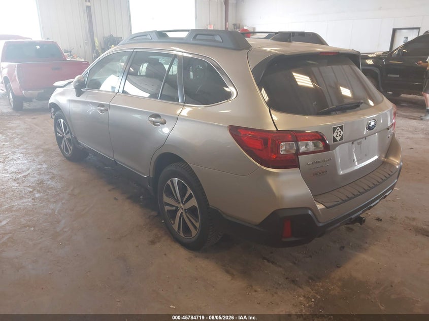 Vin: 4s4bsanc6k3221711, lot: 46283543, subaru outback 2.5i limited 20193