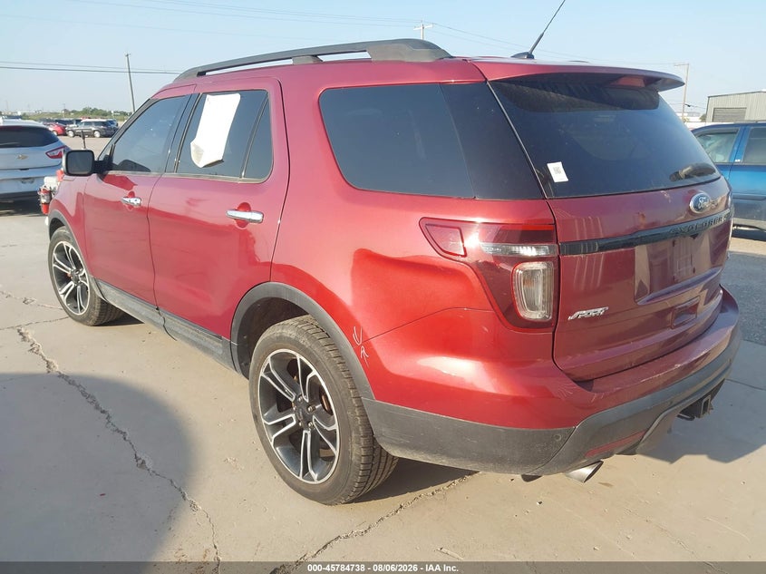 Vin: 1fm5k8gtxegb95100, lot: 46283563, ford explorer sport 20143
