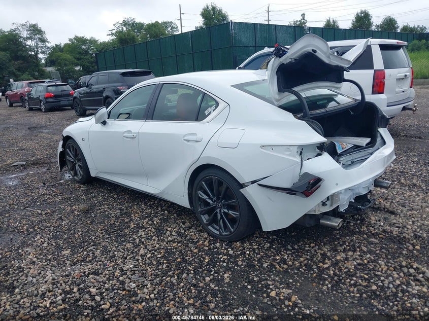 Vin: jthgz1e23r5037594, lot: 46283570, lexus is 350 f sport 20243